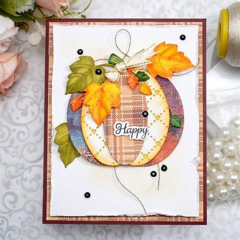 Inlovearts Pumpkin and Leaf Cutting Dies