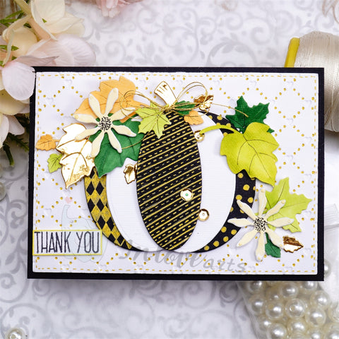 Inlovearts Pumpkin and Leaf Cutting Dies