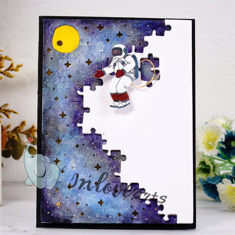 Inlovearts Puzzle Border Cutting Dies