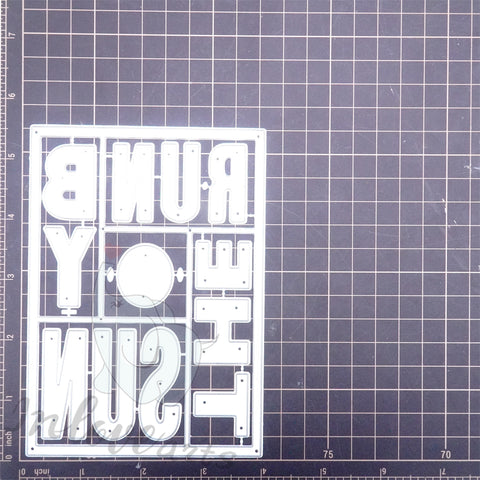 Inlovearts "RUN BY THE SUN" Cutting Dies