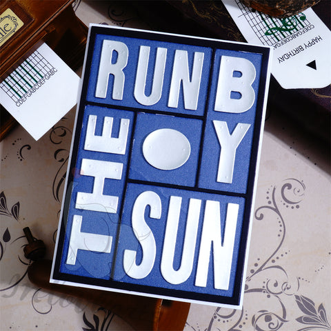 Inlovearts "RUN BY THE SUN" Cutting Dies