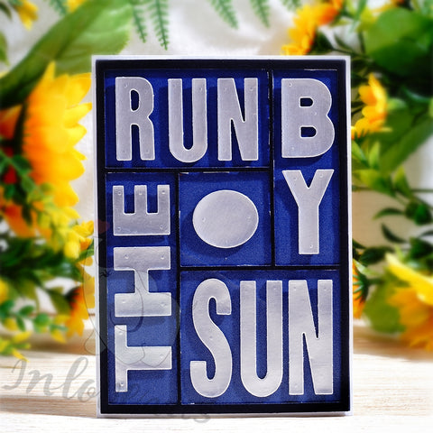 Inlovearts "RUN BY THE SUN" Cutting Dies