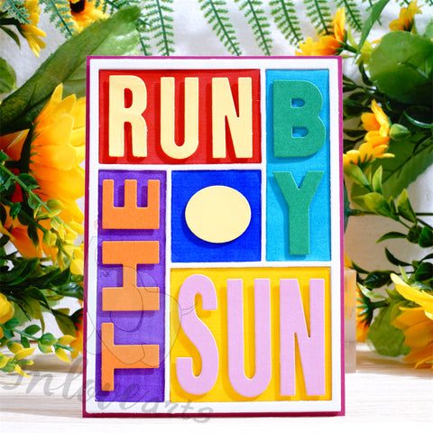 Inlovearts "RUN BY THE SUN" Cutting Dies