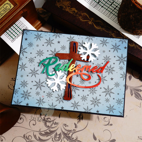 Inlovearts Redeemed Word and Cross Cutting Dies