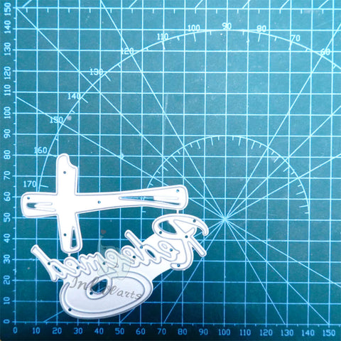 Inlovearts Redeemed Word and Cross Cutting Dies