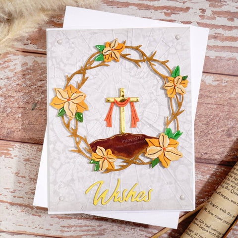 Inlovearts Religion Style Branch Frame Cutting Dies
