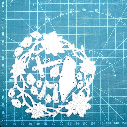 Inlovearts Religion Style Branch Frame Cutting Dies