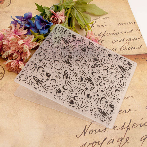 Inlovearts Firework and Rocket Emboss Folder