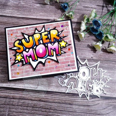 Inlovearts "SUPER MOM" Cutting Dies
