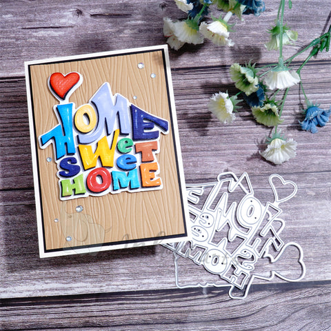 Inlovearts SWEET HOME Word Cutting Dies