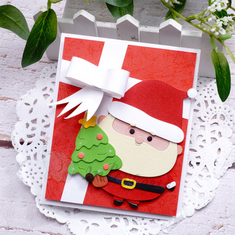 Inlovearts Santa Claus and Christmas Tree Cutting Dies