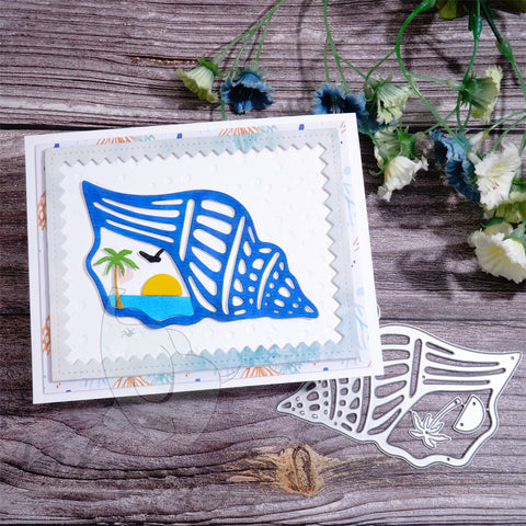 Inlovearts Scenary in the Conch Cutting Dies