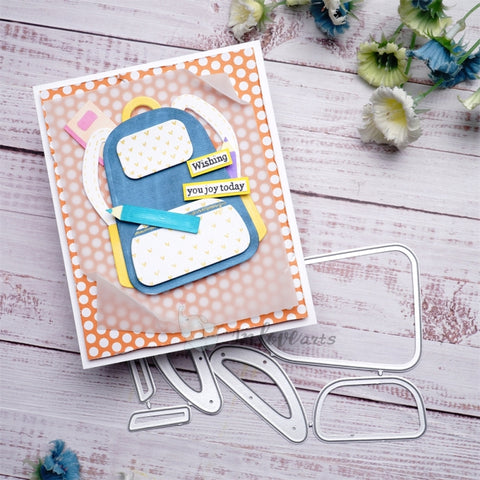 Inlovearts School Bag Cutting Dies