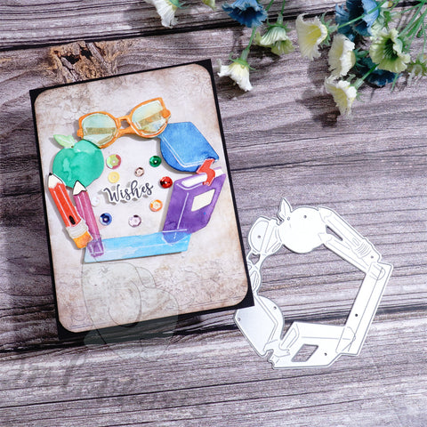 Inlovearts School Theme Border Cutting Dies