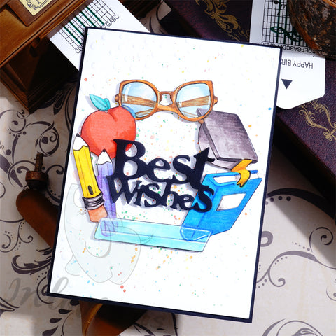 Inlovearts School Theme Border Cutting Dies