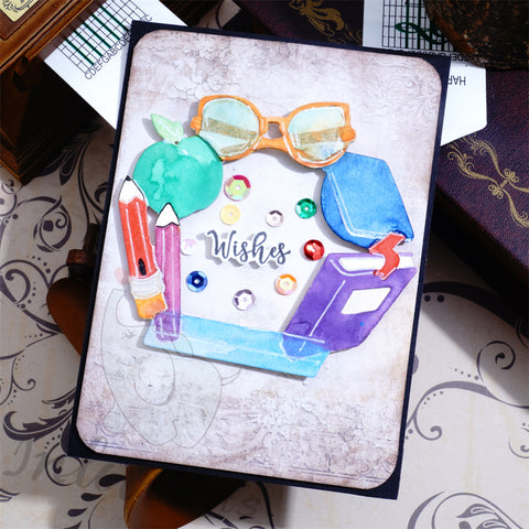 Inlovearts School Theme Border Cutting Dies