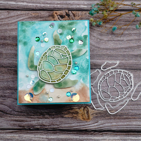 Inlovearts Sea Turtle Cutting Dies