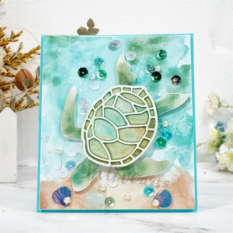 Inlovearts Sea Turtle Cutting Dies