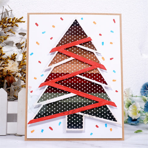 Inlovearts Separated Christmas Tree Cutting Dies