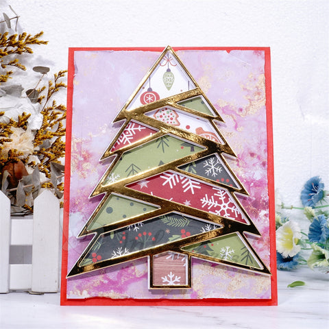 Inlovearts Separated Christmas Tree Cutting Dies