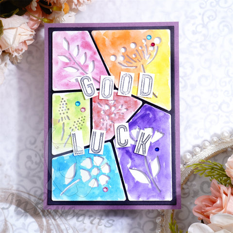 Inlovearts Separated Plants Background Board Cutting Dies