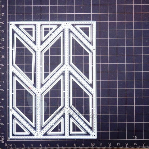 Inlovearts Separated Rhombus Background Board Cutting Dies