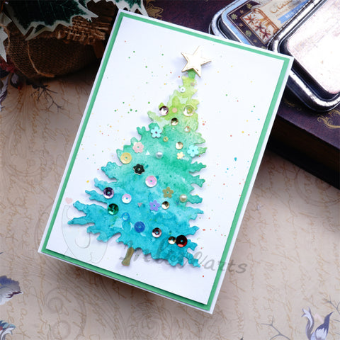 Inlovearts Simple Christmas Tree Cutting Dies