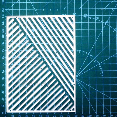Inlovearts Slash Background Board Cutting Dies