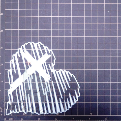 Inlovearts Slash Heart and Cross Cutting Dies
