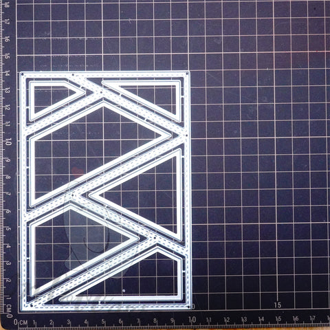 Inlovearts Slash Pattern Background Board Cutting Dies