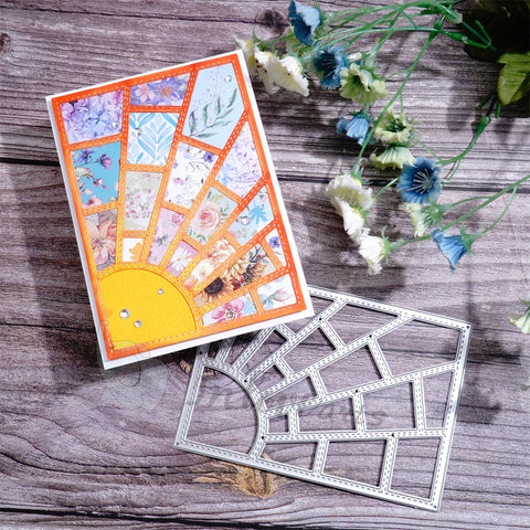 Inlovearts Slashes and Blocks Background Board Cutting Dies