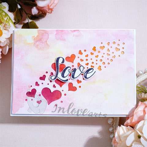 Inlovearts Slash of Heart Cutting Dies