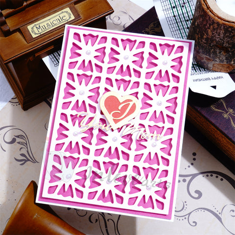 Inlovearts Small Grid Background Board Cutting Dies