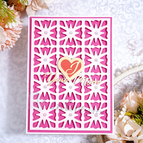 Inlovearts Small Grid Background Board Cutting Dies