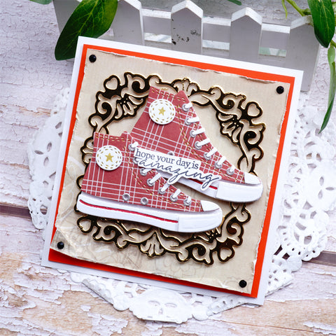 Inlovearts Sneakers Cutting Dies