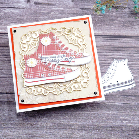 Inlovearts Sneakers Cutting Dies