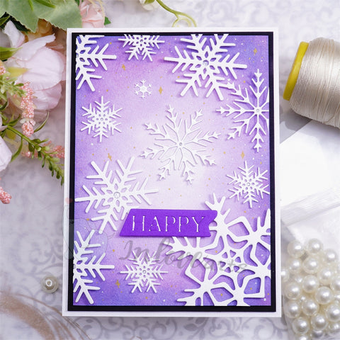 Inlovearts Snowflake Frame Cutting Dies