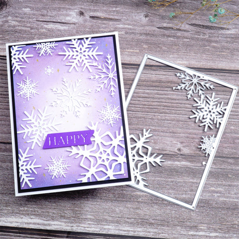 Inlovearts Snowflake Frame Cutting Dies