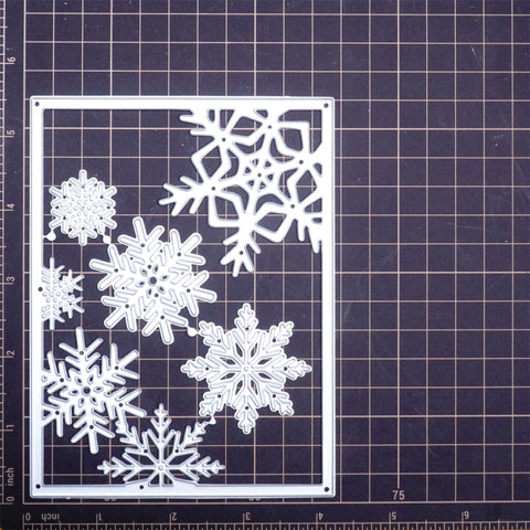 Inlovearts Snowflake Frame Cutting Dies