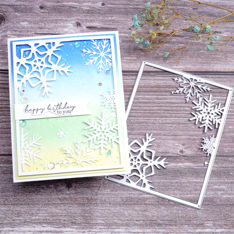 Inlovearts Snowflake Frame Cutting Dies