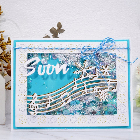 Inlovearts Snowflake Music Note Cutting Dies