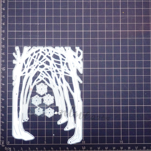 Inlovearts Snowflake and Forest Cutting Dies