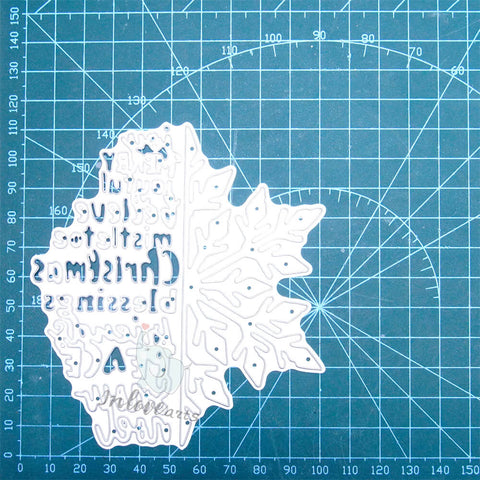 Inlovearts Snowflake with Half Word Cutting Dies