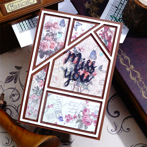 Inlovearts Split Background Board Cutting Dies