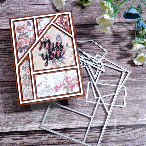 Inlovearts Split Background Board Cutting Dies
