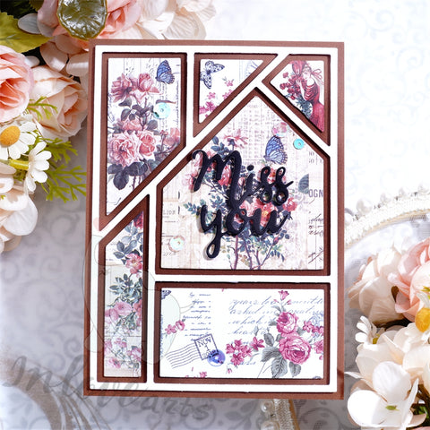 Inlovearts Split Background Board Cutting Dies