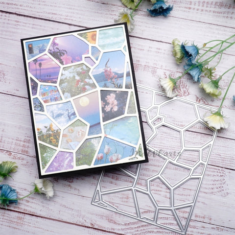 Inlovearts Split Pattern Background Board Cutting Dies