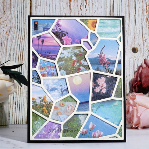 Inlovearts Split Pattern Background Board Cutting Dies