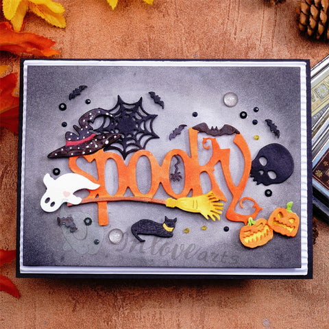 Inlovearts "Spooky" Word Metal Cutting Dies