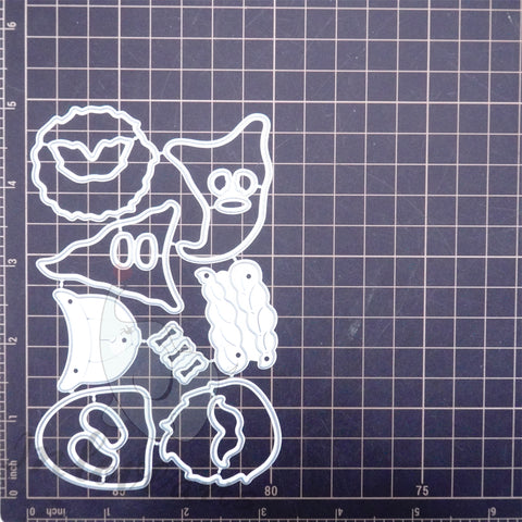 Inlovearts Sport Theme Gnome Cutting Dies